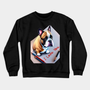 I love dogs Crewneck Sweatshirt